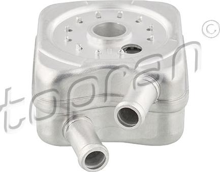 Topran 101 448 - Radiador de aceite, aceite motor www.parts5.com