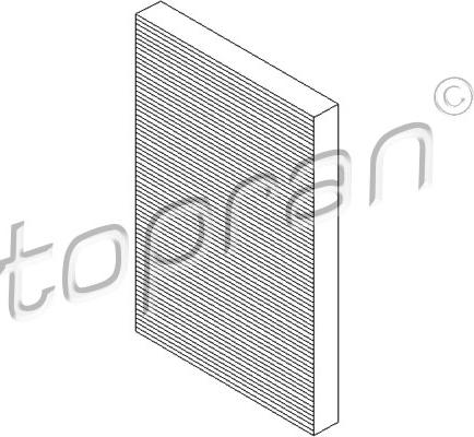 Topran 108 412 - Filter, interior air www.parts5.com