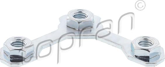 Topran 108 160 - Securing Plate, ball joint www.parts5.com