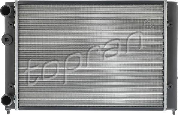 Topran 103 985 - Radiator, engine cooling www.parts5.com