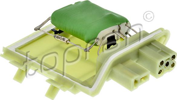 Topran 103 578 - Resistor, interior blower www.parts5.com