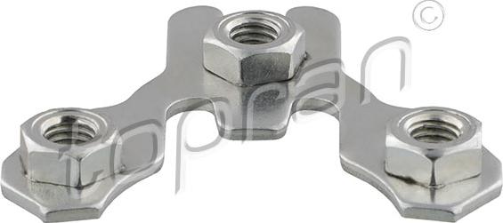 Topran 102 773 - Securing Plate, ball joint parts5.com