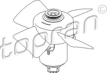 Topran 107 708 - Fan, radiator parts5.com