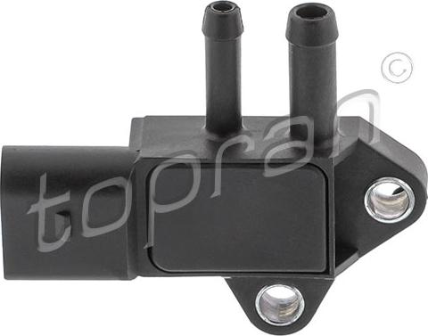 Topran 114 224 - Capteur, pression des gaz échappement www.parts5.com