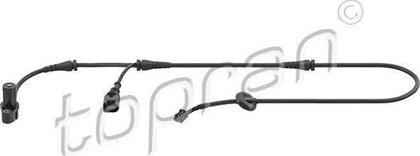 Topran 115 017 - Sensor, revoluciones de la rueda www.parts5.com