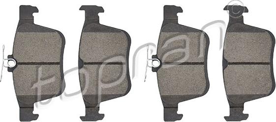 Topran 115 815 - Set placute frana,frana disc www.parts5.com