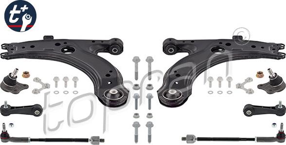 Topran 115 798 - Link Set, wheel suspension www.parts5.com