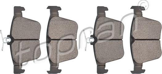 Topran 116 650 - Set placute frana,frana disc www.parts5.com