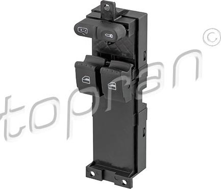 Topran 116 029 - Switch, door lock system www.parts5.com