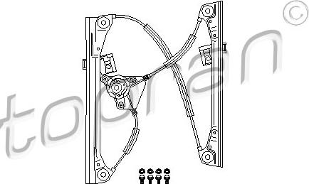 Topran 111 264 - Window Regulator www.parts5.com