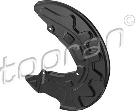 Topran 118 945 - Protectie stropire,disc frana www.parts5.com