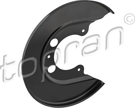 Topran 118 946 - Splash Panel, guard, brake disc www.parts5.com