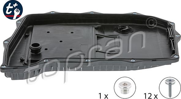 Topran 118 636 - Oil sump, automatic transmission www.parts5.com