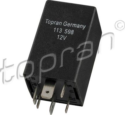 Topran 113 598 - Relay, air conditioning parts5.com