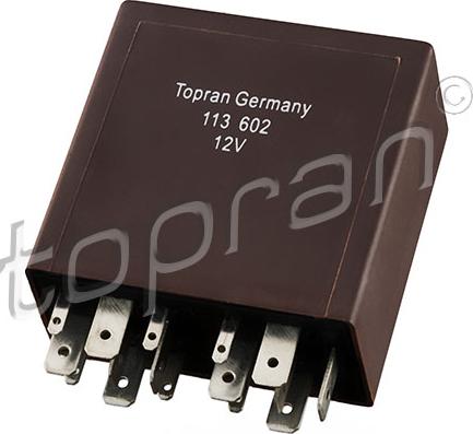 Topran 113 602 - Relay, wipe / wash interval parts5.com