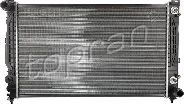 Topran 112 294 - Radiator, engine cooling www.parts5.com