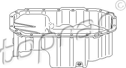 Topran 112 238 - Oil sump www.parts5.com