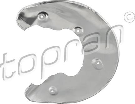 Topran 117 959 - Splash Panel, guard, brake disc www.parts5.com