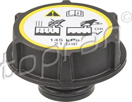 Topran 304 951 - Zaporni pokrov,posoda za hladilno sredstvo www.parts5.com