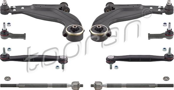 Topran 304 695 - Link Set, wheel suspension www.parts5.com