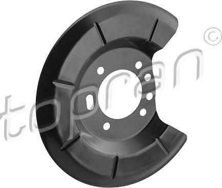 Topran 305 492 - Splash Panel, guard, brake disc www.parts5.com