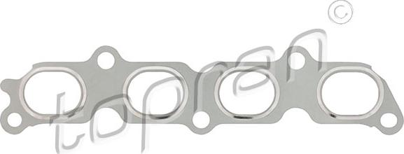 Topran 301 863 - Gasket, exhaust manifold www.parts5.com