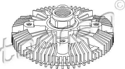 Topran 302 004 - Clutch, radiator fan www.parts5.com