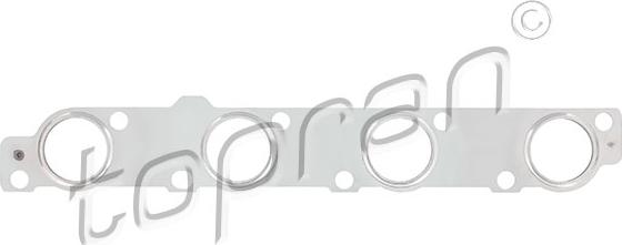 Topran 302 235 - Gasket, exhaust manifold www.parts5.com