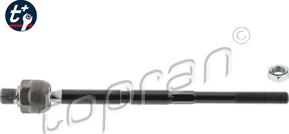 Topran 206 898 - Inner Tie Rod, Axle Joint www.parts5.com