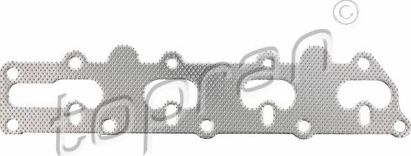 Topran 201 692 - Gasket, exhaust manifold www.parts5.com