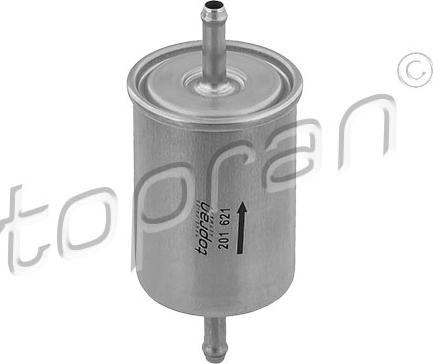 Topran 201 621 - Fuel filter www.parts5.com