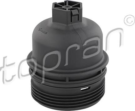 Topran 702 377 - Cap, oil filter housing parts5.com