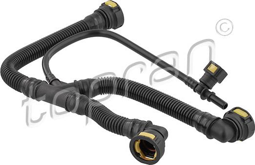 Topran 724 025 - Hose, crankcase breather www.parts5.com