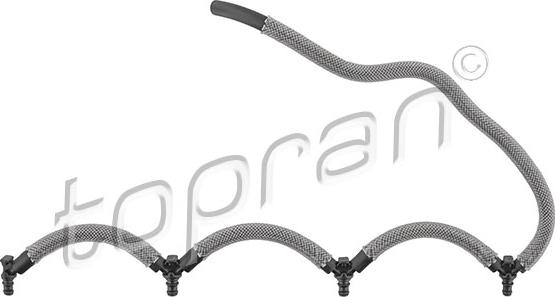 Topran 724 072 - Hose, fuel overflow www.parts5.com