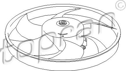 Topran 721 518 - Fan, radiator www.parts5.com