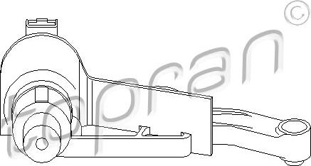 Topran 721 680 - Sensor, crankshaft pulse www.parts5.com