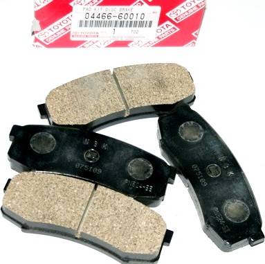 TOYOTA 04466-60010 - Σετ τακάκια, δισκόφρενα www.parts5.com