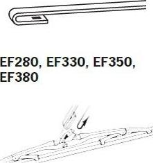 Trico EF380 - Μάκτρο καθαριστήρα www.parts5.com