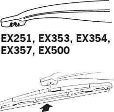 Trico EX354 - Pióro wycieraczki www.parts5.com