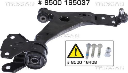 Triscan 8500 165037 - Brat, suspensie roata www.parts5.com