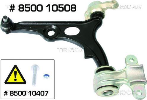 Triscan 8500 10508 - Рычаг подвески колеса www.parts5.com