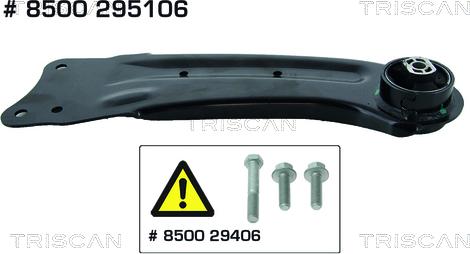 Triscan 8500 295106 - Brat, suspensie roata www.parts5.com