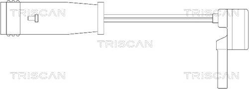 Triscan 8115 23005 - Opozorilni kontakt, obraba zavorne obloge www.parts5.com