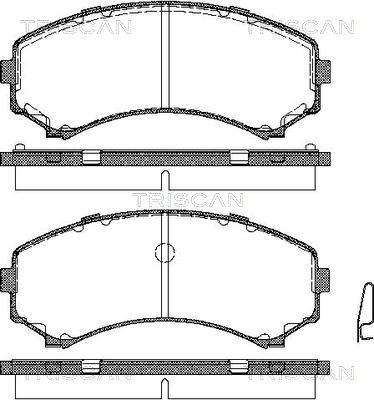 MAZDA 4605-A0-1 - Set placute frana,frana disc www.parts5.com