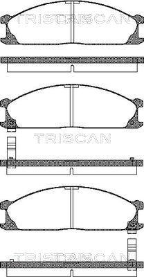 FORMA 627 - Set placute frana,frana disc www.parts5.com