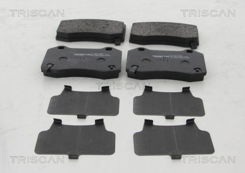 Triscan 8110 10606 - Brake Pad Set, disc brake www.parts5.com