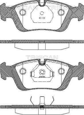 BRAYMANN BBP0131 - Тормозные колодки, дисковые, комплект www.parts5.com