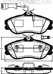 KRAFT AUTOMOTIVE 6000030 - Set placute frana,frana disc www.parts5.com