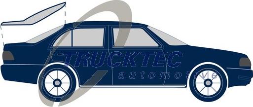 Trucktec Automotive 02.53.036 - Seal, boot / cargo area lid parts5.com