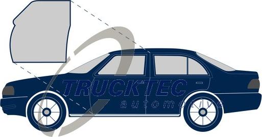 Trucktec Automotive 02.53.037 - Uszczelka drzwi www.parts5.com